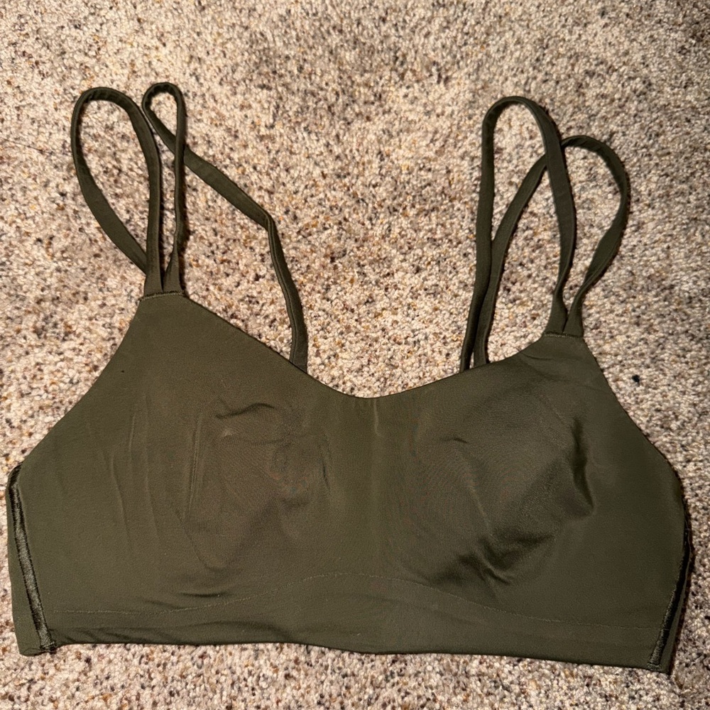 LULULEMON BRA Olive Green CLOUD SPORTS BRA